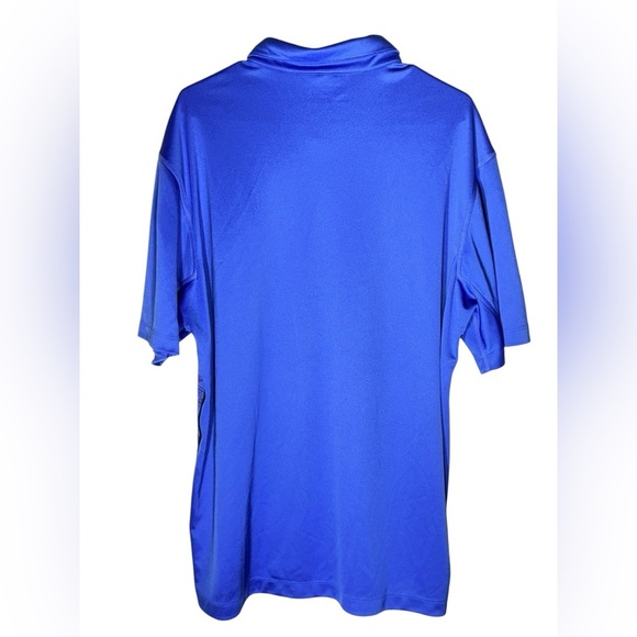 Nike Men's Vibrant Blue Golf Polo with Accents XL Dri-fit - Picture 4 of 4